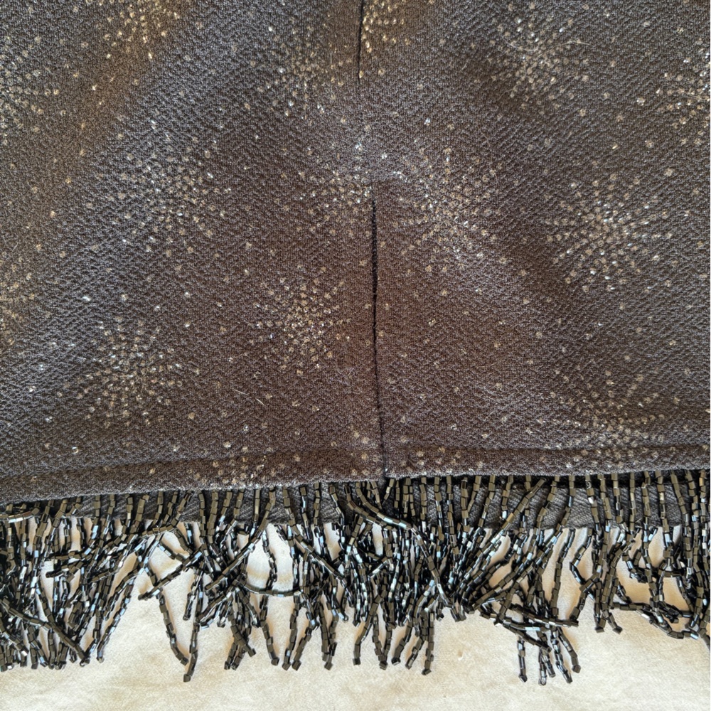 Vintage 90s Sparkly Beaded Fringe Dress – Made in Canada - Picture 4 of 11